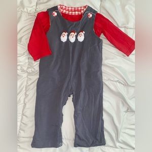 Busy Bees Smocks- Christmas Santa Outfit